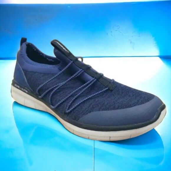 Skechers 12379 Synergy 2.0 Simply Chic Navy Slip-On Trainer - Picture 1 of 7